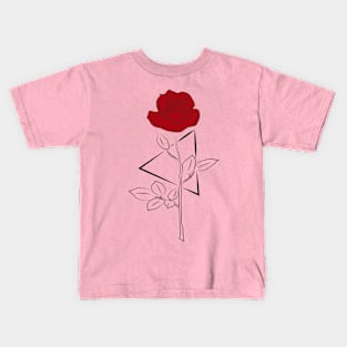 Red Rose Kids T-Shirt